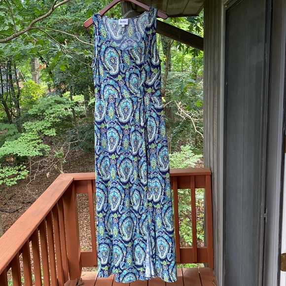 Leota Knot Detail Maxi Dress XL 16 - Picture 4 of 10